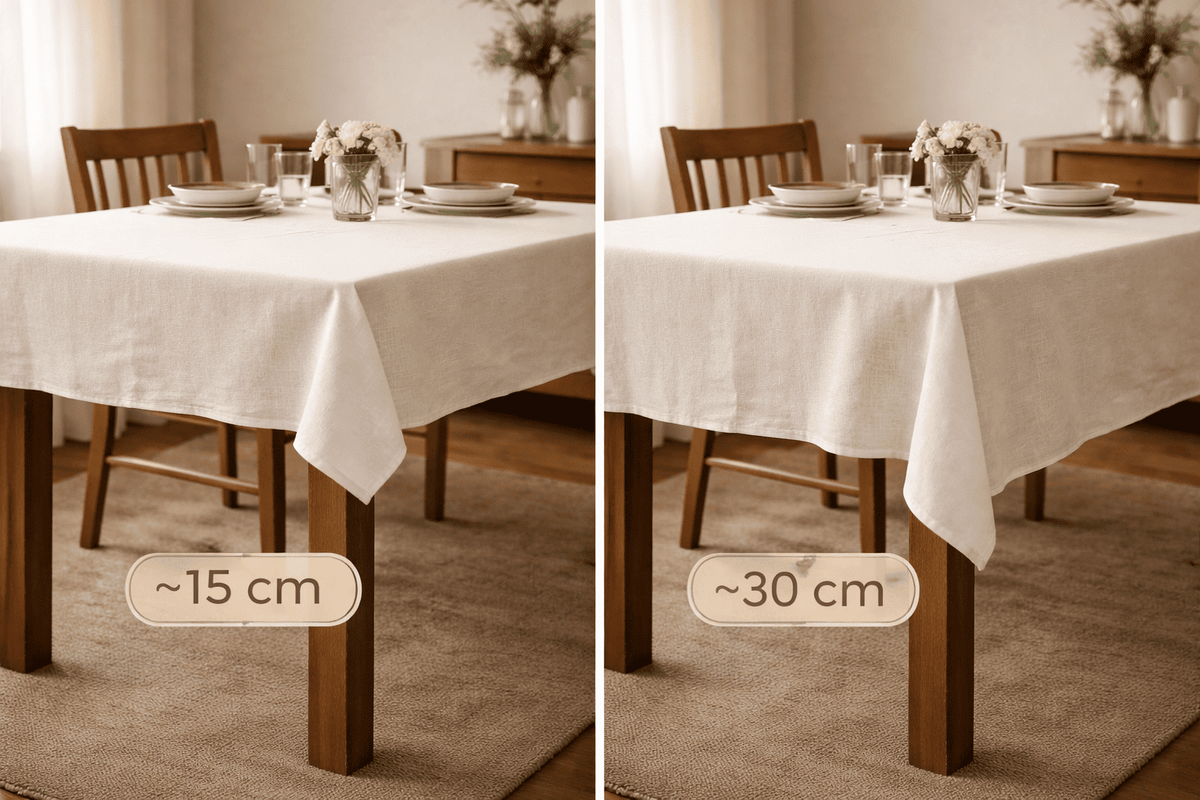 Tischdecke Grosse Berechnen