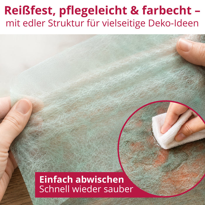 DecoHomeTextil Deco Himmel Tischläufer Vlies 30cm x 25m