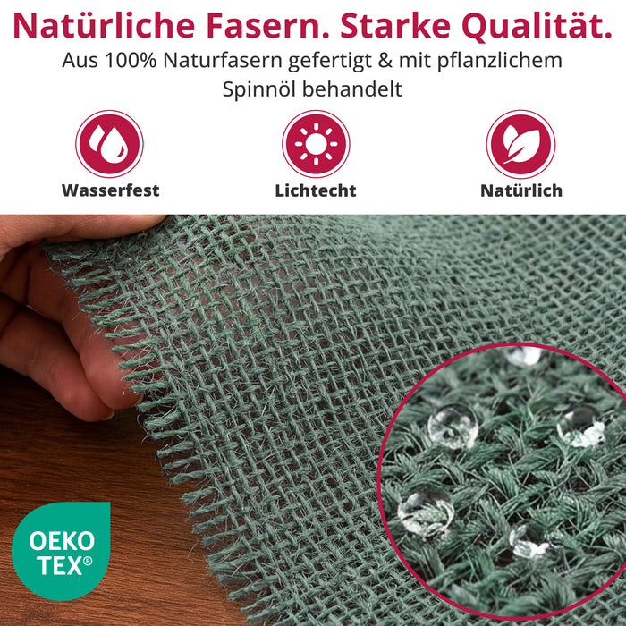 DecoHomeTextil Deco Jute Tischläufer 30cm x 5m