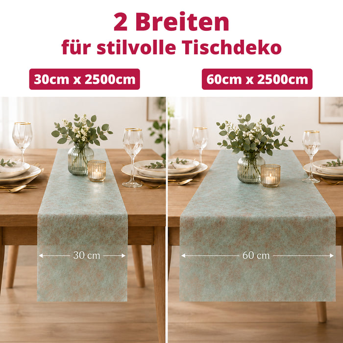 DecoHomeTextil Deco Himmel Tischläufer Vlies 30cm x 25m