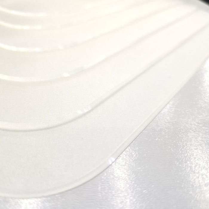 Transparente Tischsets 6er-Set eckig 28 x 45 cm abgerundet