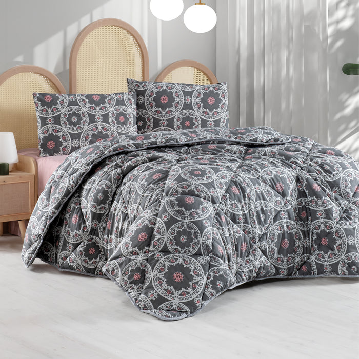 DecoHomeTextil Bettwäsche Set Bettgarnitur mit Reißverschluss Polycotton Design
