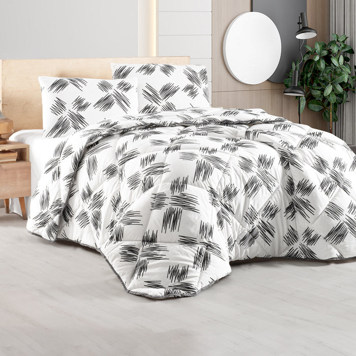 DecoHomeTextil Bettwäsche Set Bettgarnitur mit Reißverschluss Polycotton Design