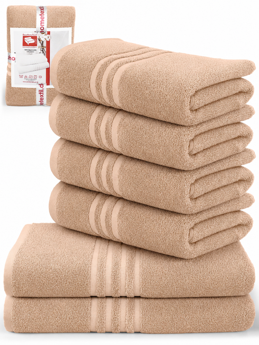 DecoHomeTextil Handtuch-Set aus 100% Baumwolle, kuschelweich