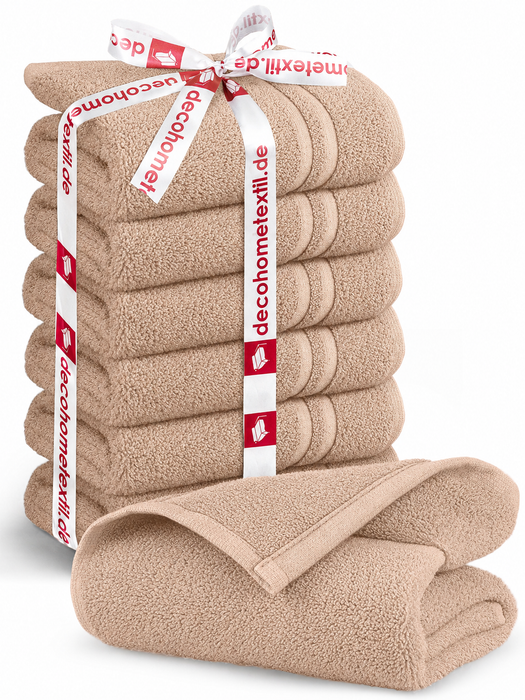 DecoHomeTextil Handtuch-Set aus 100% Baumwolle, kuschelweich