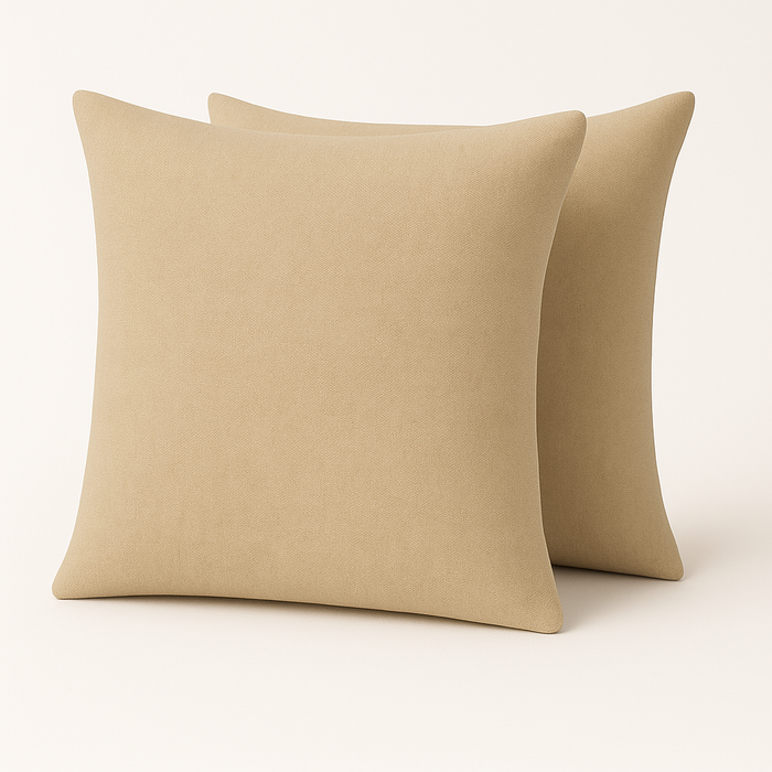 Leinen Optik Kissenhüllen 2er-Set