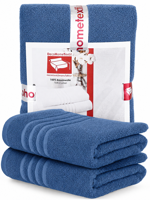 DecoHomeTextil Handtuch-Set aus 100% Baumwolle, kuschelweich