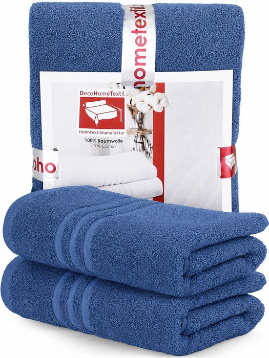 DecoHomeTextil Handtuch-Set aus 100% Baumwolle, kuschelweich