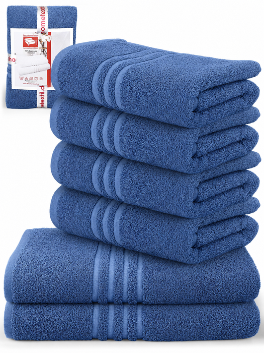 DecoHomeTextil Handtuch-Set aus 100% Baumwolle, kuschelweich