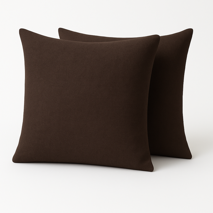 Leinen Optik Kissenhüllen 2er-Set