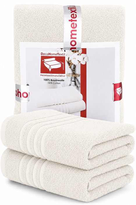 DecoHomeTextil Handtuch-Set aus 100% Baumwolle, kuschelweich
