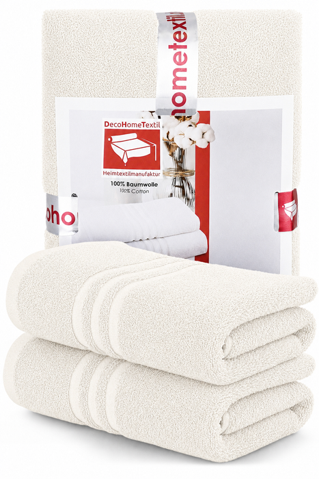 DecoHomeTextil Handtuch-Set aus 100% Baumwolle, kuschelweich