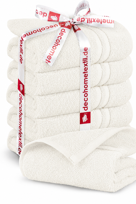 DecoHomeTextil Handtuch-Set aus 100% Baumwolle, kuschelweich