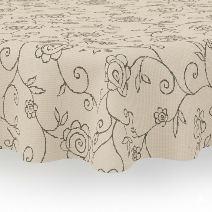 Miami Gartentischdecke Mediterran Oval