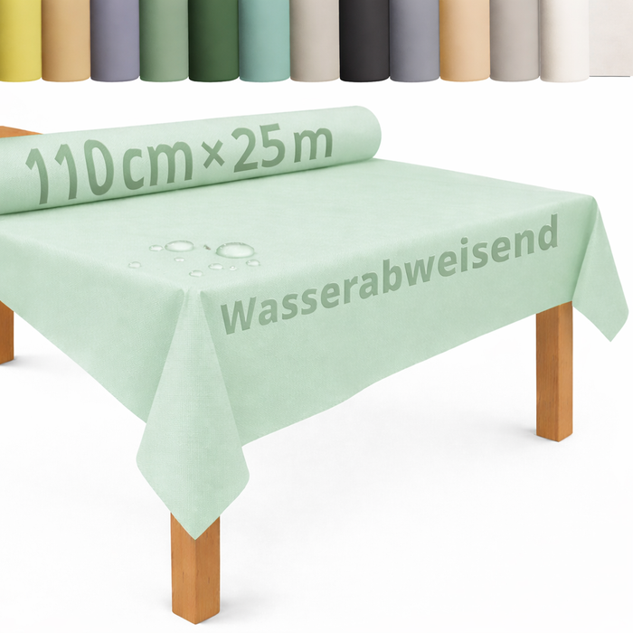 Tischdecke Rolle Vliesstoff Tischläufer Vlies wasserabweisend