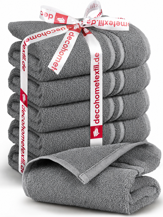 DecoHomeTextil Handtuch-Set aus 100% Baumwolle, kuschelweich