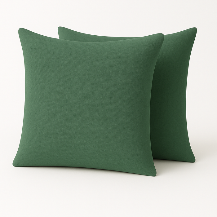 Leinen Optik Kissenhüllen 2er-Set