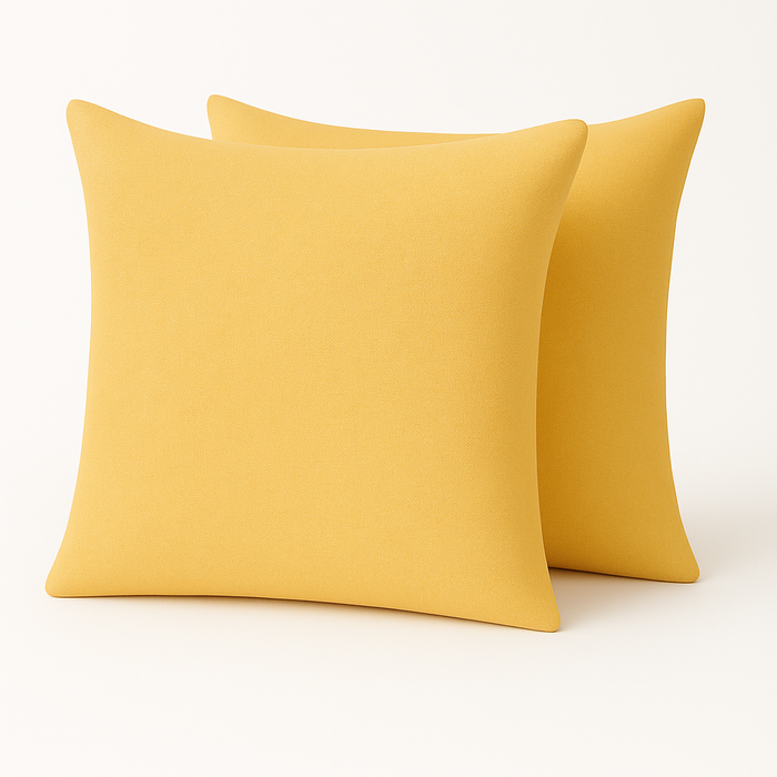 Leinen Optik Kissenhüllen 2er-Set