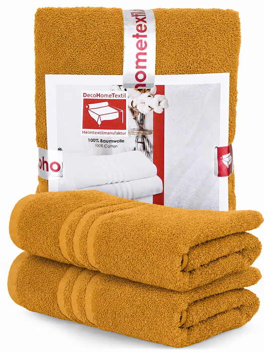 DecoHomeTextil Handtuch-Set aus 100% Baumwolle, kuschelweich