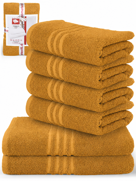 DecoHomeTextil Handtuch-Set aus 100% Baumwolle, kuschelweich