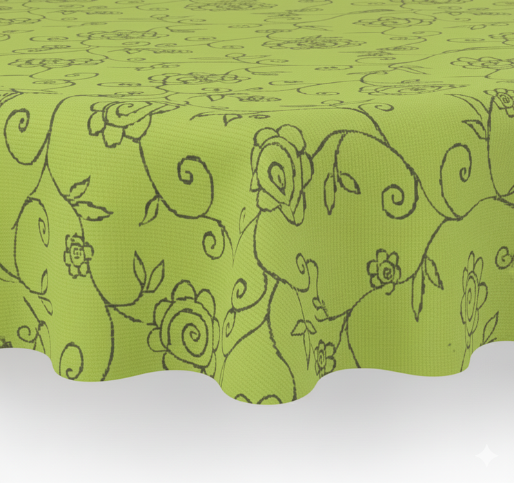 Miami Gartentischdecke Mediterran Oval