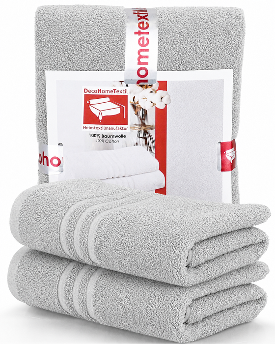 DecoHomeTextil Handtuch-Set aus 100% Baumwolle, kuschelweich