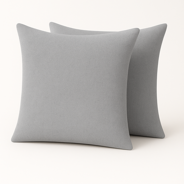 Leinen Optik Kissenhüllen 2er-Set