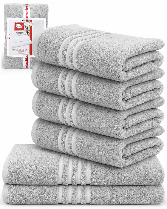 DecoHomeTextil Handtuch-Set aus 100% Baumwolle, kuschelweich