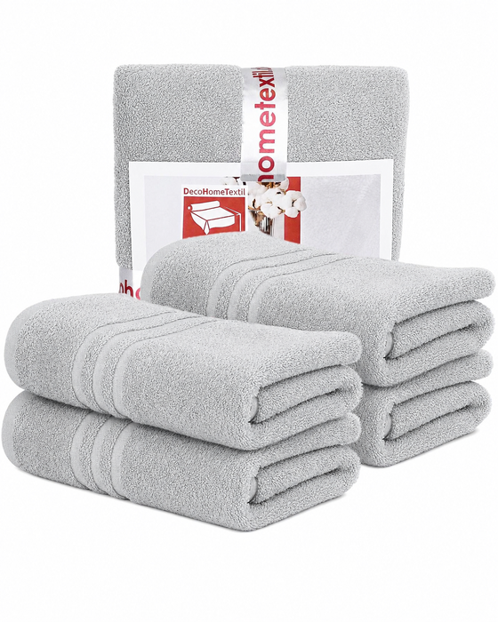 DecoHomeTextil Handtuch-Set aus 100% Baumwolle, kuschelweich