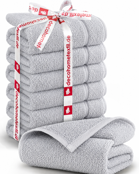 DecoHomeTextil Handtuch-Set aus 100% Baumwolle, kuschelweich