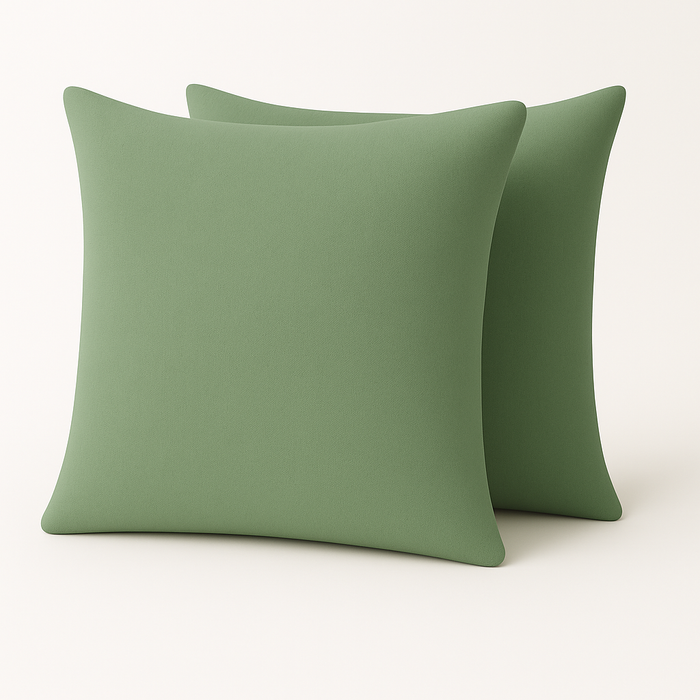 Leinen Optik Kissenhüllen 2er-Set