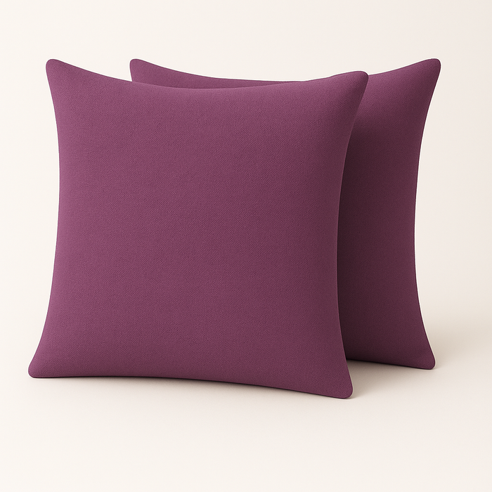 Leinen Optik Kissenhüllen 2er-Set