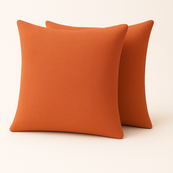 Leinen Optik Kissenhüllen 2er-Set