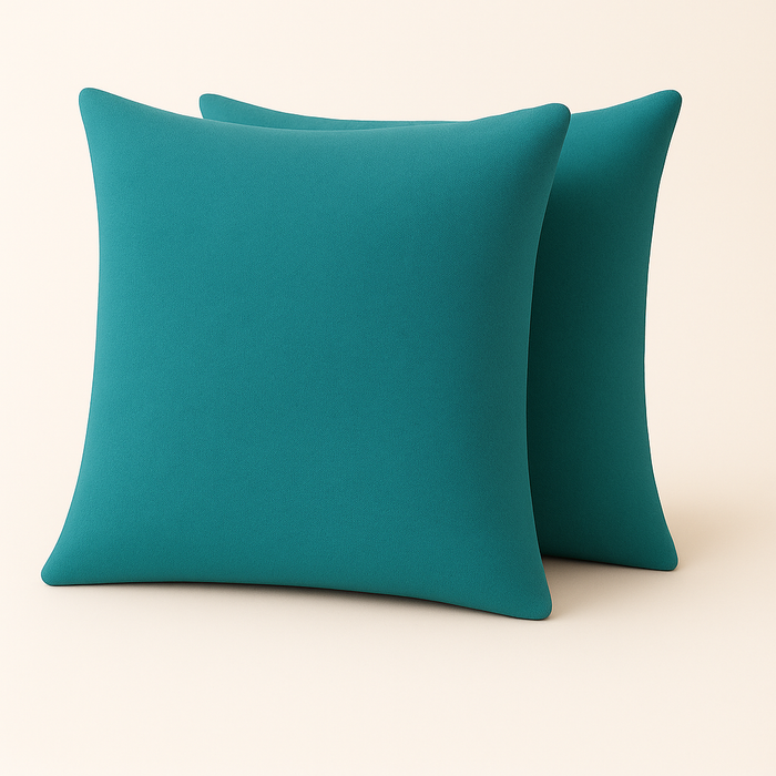 Leinen Optik Kissenhüllen 2er-Set