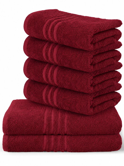 DecoHomeTextil Handtuch-Set aus 100% Baumwolle, kuschelweich