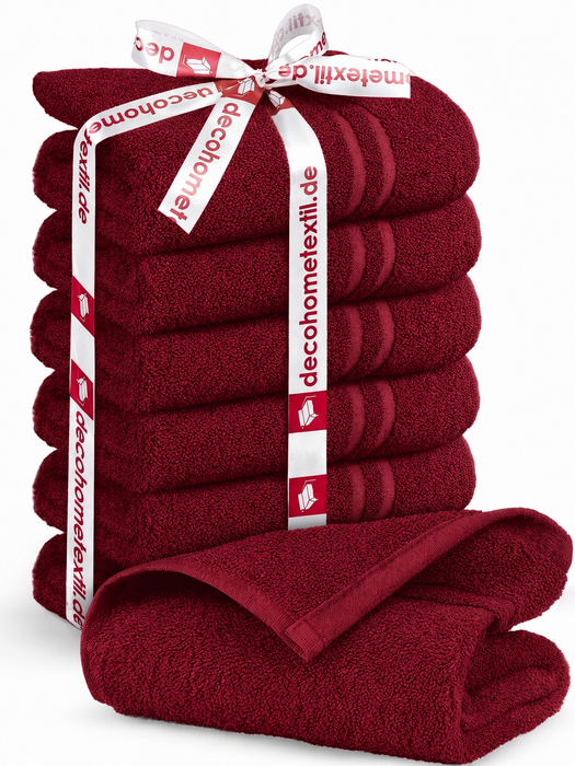 DecoHomeTextil Handtuch-Set aus 100% Baumwolle, kuschelweich