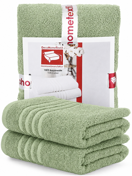 DecoHomeTextil Handtuch-Set aus 100% Baumwolle, kuschelweich