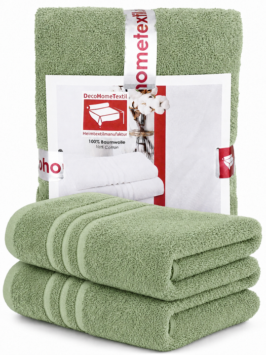 DecoHomeTextil Handtuch-Set aus 100% Baumwolle, kuschelweich