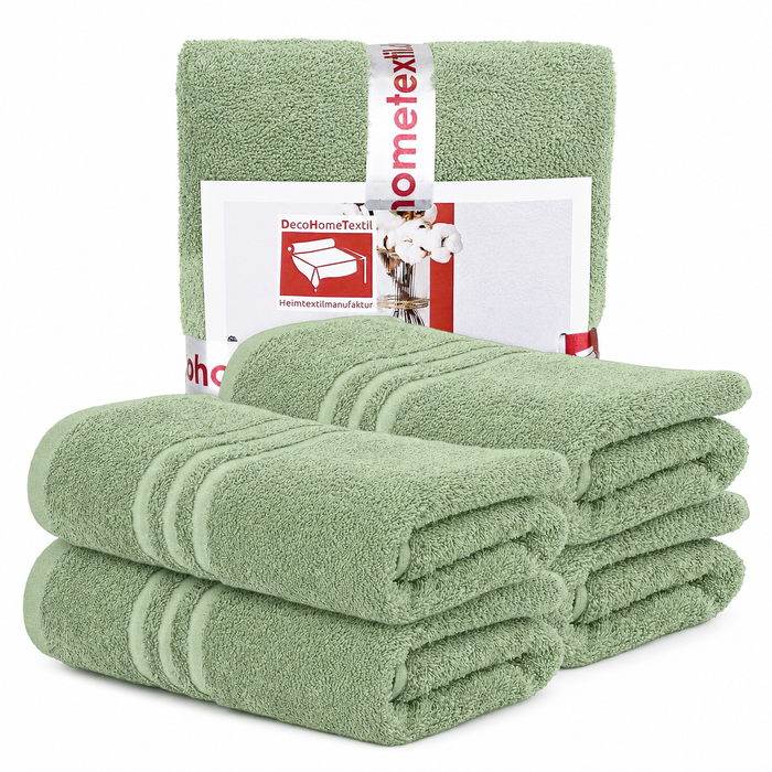 DecoHomeTextil Handtuch-Set aus 100% Baumwolle, kuschelweich