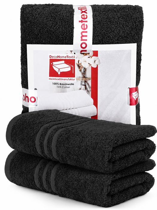 DecoHomeTextil Handtuch-Set aus 100% Baumwolle, kuschelweich