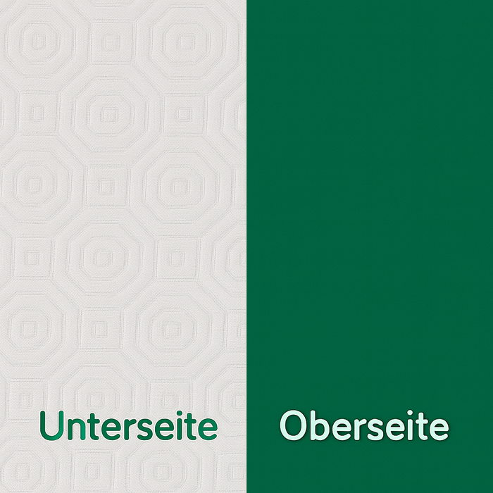 Tischpolster poker grün eckig