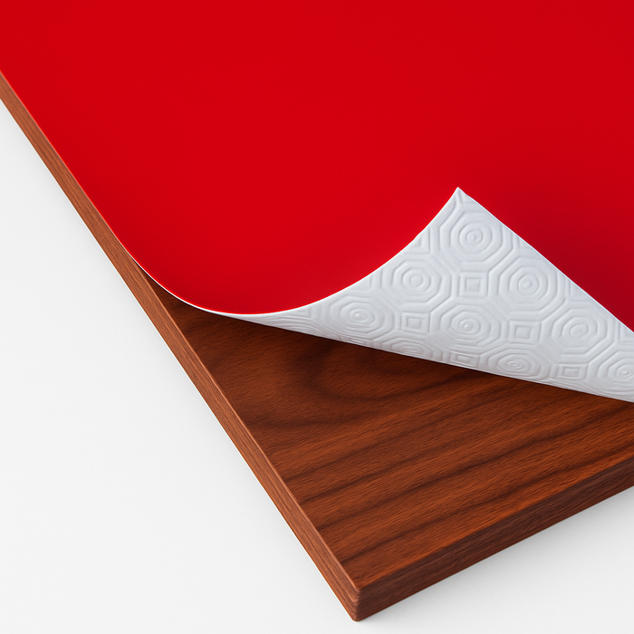 Tischpolster casino rot eckig