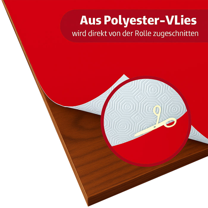 Tischpolster rot rund
