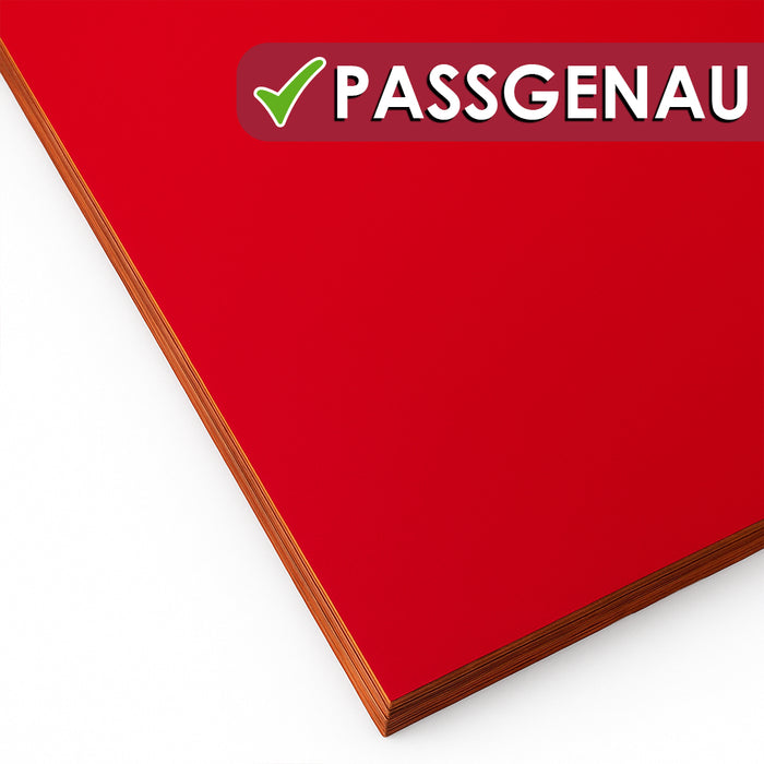 Tischpolster rot oval