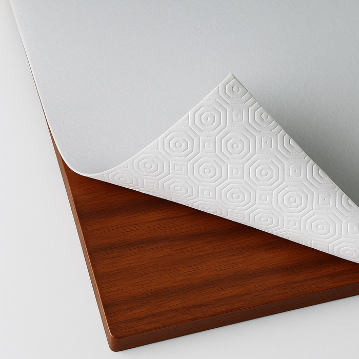 Tischpolster weiß eckig