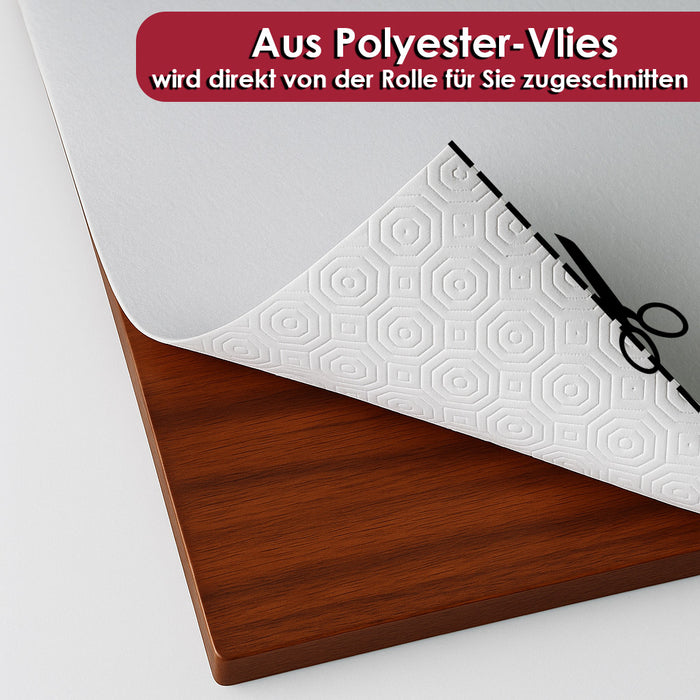 Tischpolster weiß rund