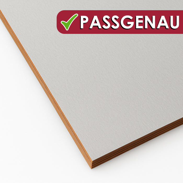 Tischpolster weiß oval