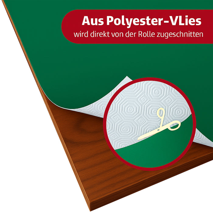 Tischpolster grün oval