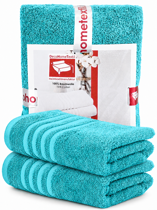 DecoHomeTextil Handtuch-Set aus 100% Baumwolle, kuschelweich