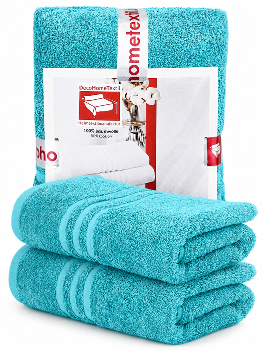 DecoHomeTextil Handtuch-Set aus 100% Baumwolle, kuschelweich
